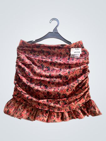 FaithVintage Rüschenshirt Floral Minirock