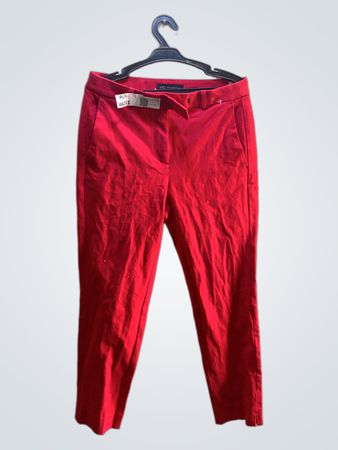 M&S Collection Rote Tailored Hosen