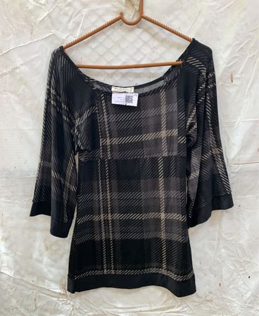 Bellani Collection Plaid 3/4-Ärmel Oberteil