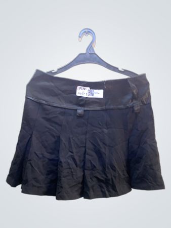 FaithVintage Schwarzer plissierter Rock