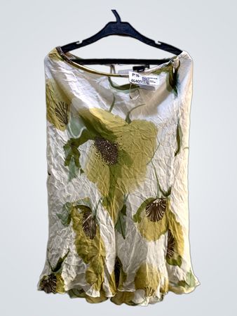 H&M Floral Print Midi Rock