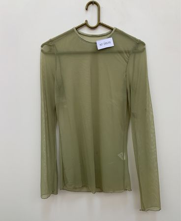 Grünes Netz Langarmshirt