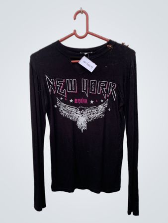 Miss LIBERTO New York Bronx Langarm-T-Shirt