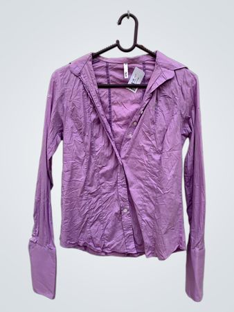 Sophie Purple Button-Up Shirt