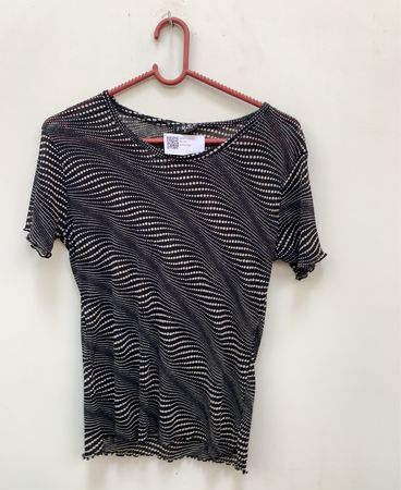X-Mail Damen Kurzarm Mesh-Oberteil