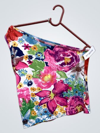 Blumenmuster-Oberteil