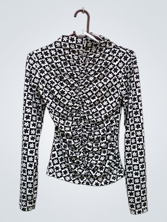 Firesh Langarm-Mockneck-Top