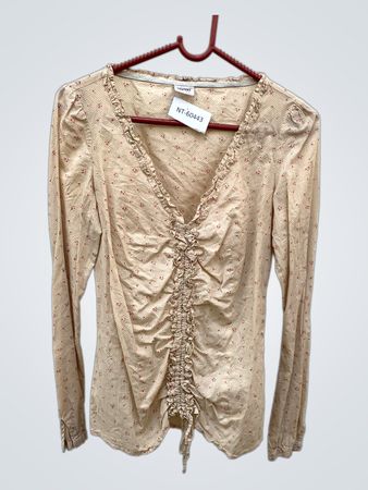 Esprit Langarm-Bluse mit floralem Muster