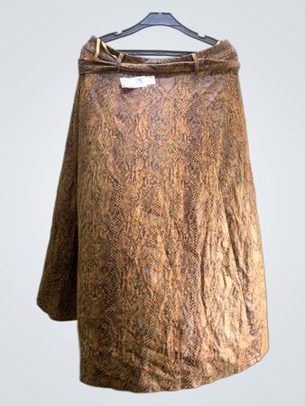 FaithVintage Schlange Druck Maxi-Rock