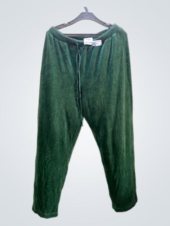 FaithVintage grüne Samt-Hosen