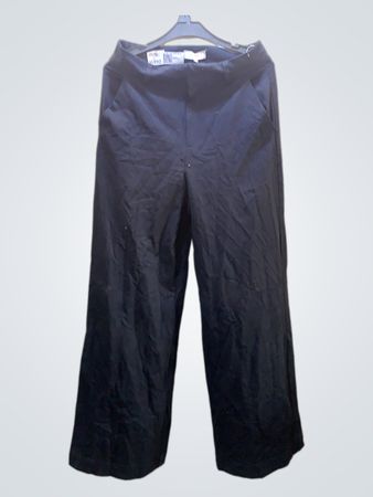 mbyM Schwarze Weite Hosen
