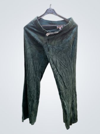 Juicy Couture grüne Velours-Hosen