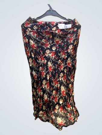 FaithVintage Blumenmuster Midi-Rock
