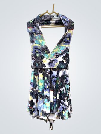 FULLCIRCLE Floral Print Halter Neck Dress