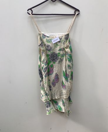 Lavana Floral Print Ruffle Dress