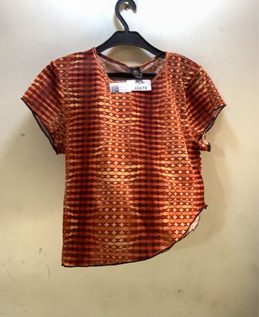 Urban Outfitters Grafikdruck Durchsichtige Bluse