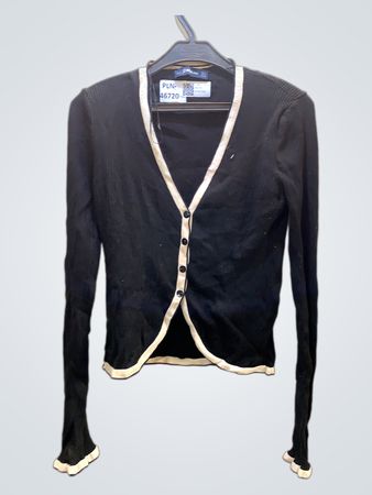 Zara Knit Schwarzer Cardigan