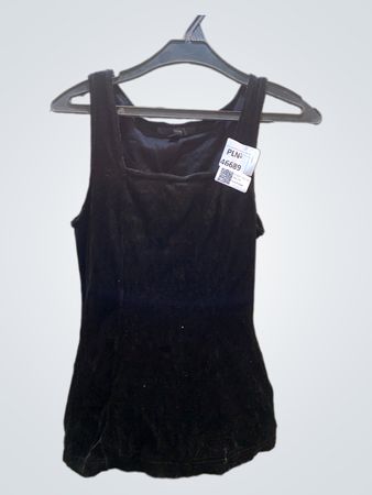 TCM Black Velvet Tank Top