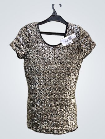 Pailletten-Top