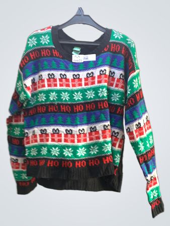 Psst Weihnachts-Pullover HO HO HO
