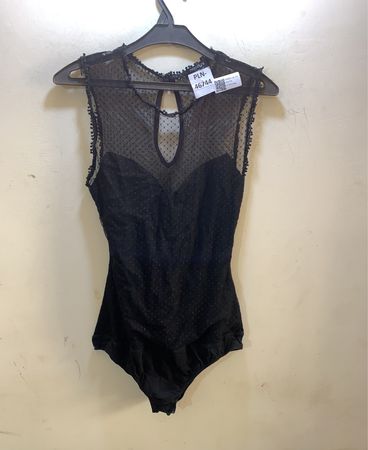 moody's Black Lace Bodysuit