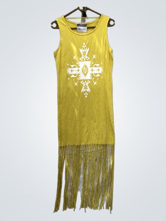 Codenty Yellow Fringe Dress ND-11372