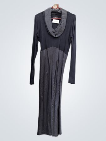 DEHA Langarm-Kleid mit Schalkragen