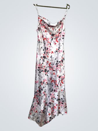 Phoenix Design Schmetterlingsdruck Maxikleid