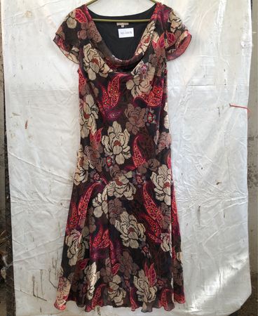Bald Blumenmuster Kleid