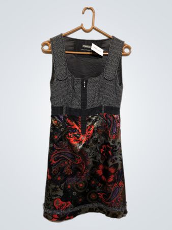 FORECAST Ärmelloses Kleid mit Blumenmuster