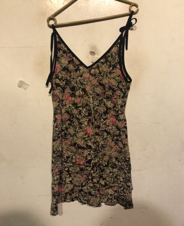 Soo Lee London Floral Print Slip Dress