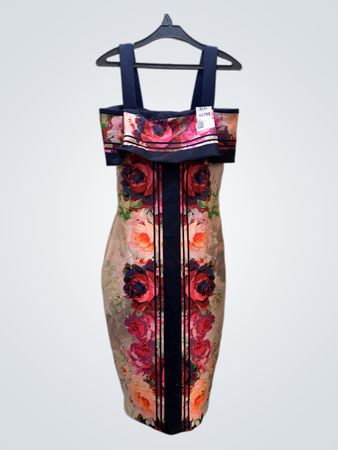 FaithVintage Floral Print Dress