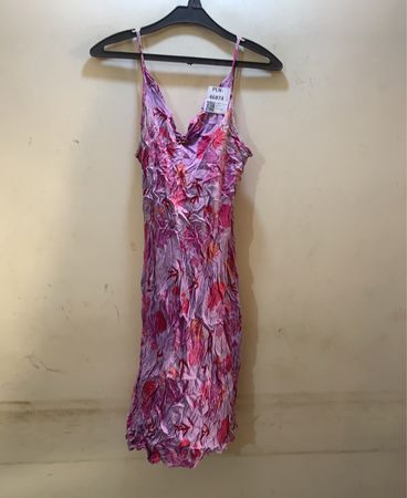 FaithVintage Floral Print Slip Dress