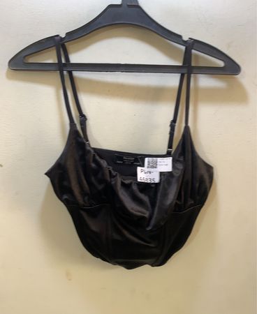 Bershka Schwarzes Korsett-Top