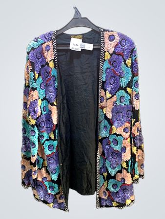 Animumun Beaded Floral Jacket