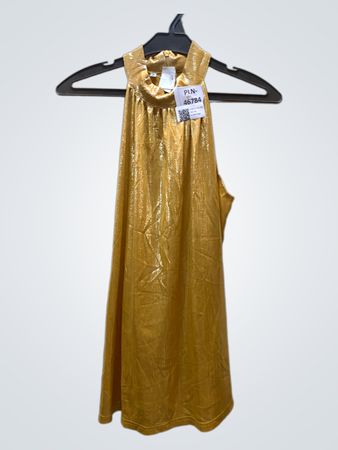 Gelbes Halsband Top