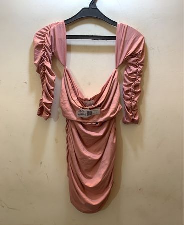 Blanche Allure Raffung Kleid