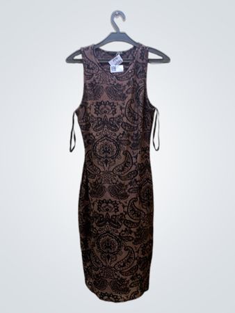 Atmosphere Paisley Print ärmelloses Midi-Kleid