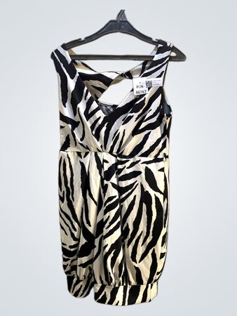 FaithVintage Zebra Print Kleid
