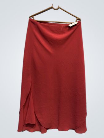 Roter Wickelrock