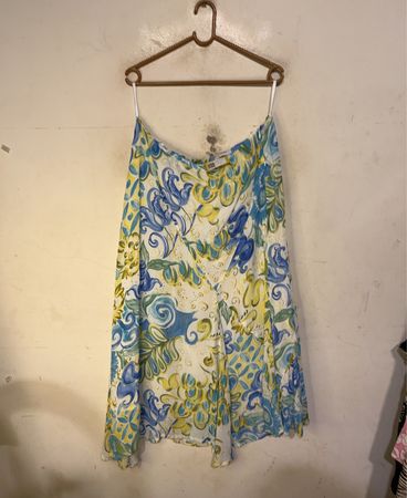 La Rochelle Floral Print Midi Rock