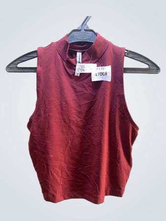 Stradivarius Mock Neck Ärmelloses Top