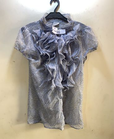 SAINT TROPEZ Bluse mit Rüschendetail
