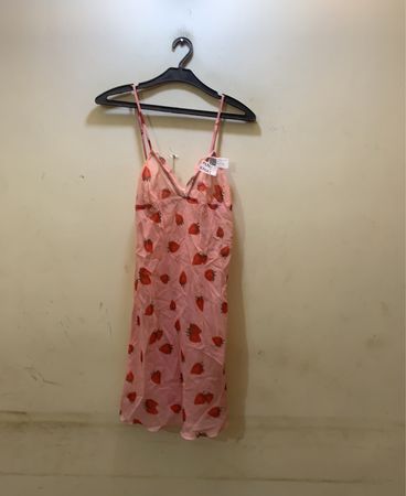 FaithVintage Pink Strawberry Slip Dress