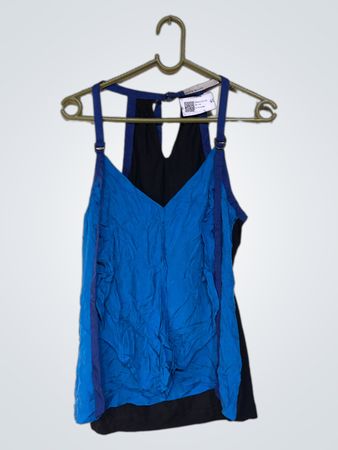Karen Millen Schwarz und Blau Tanktop
