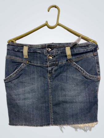 VIVID Damen Jeansrock