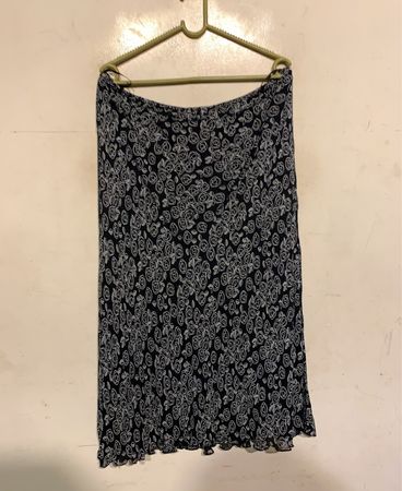 EAST Floral Print Midi Rock