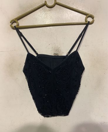 Black Beaded Camisole