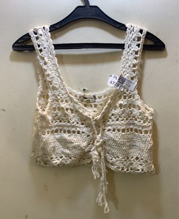 Nova Vintage Crochet Crop Top