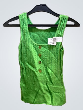 FaithVintage Grüne Tanktop